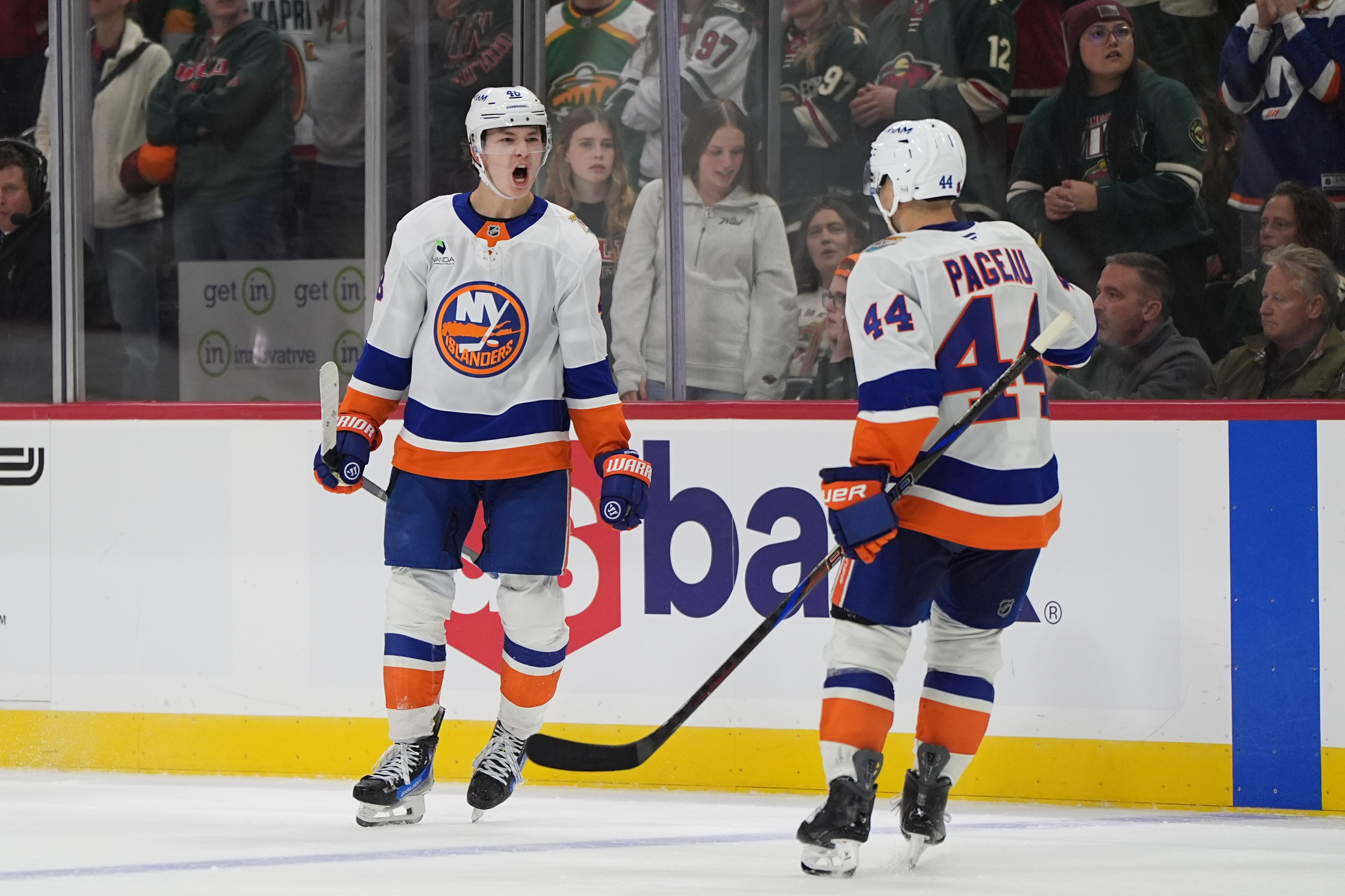 Schaefer scores his 2nd goal of the game in OT to lift Islanders past Wild, 4-3 — Rugby Sports news